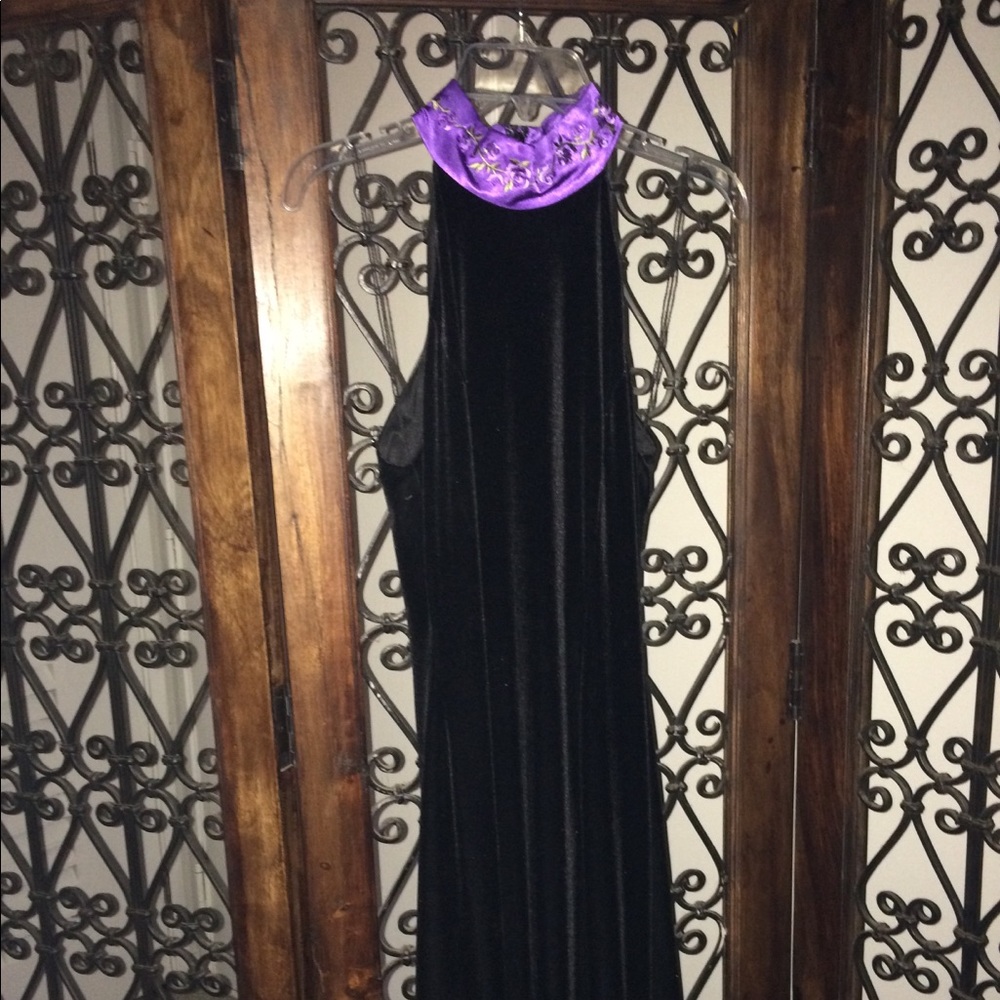 VELVET FORMAL GOWN